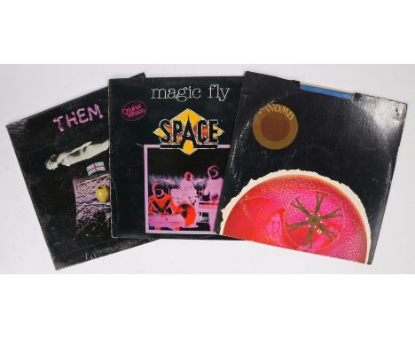 3 x LPs. Space - Magic Fly ( NSPL 28232 ). Them - Them ( HT 1004 ). Womb - Womb (  DLP 25933 ).