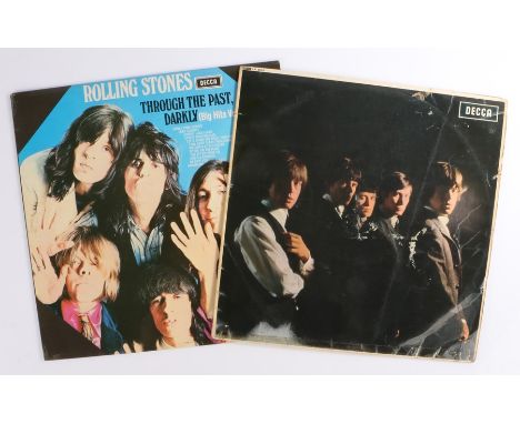 2 x Rolling Stones LPs.  The Rolling Stones ( LK 4605 ), mono. Through The Past, Darkly ( SKL 5019 ), stereo.   