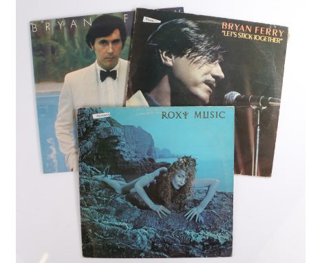 3 x Rock LPs. Bryan Ferry (2) - Another Time. Another Place ( ILPS 9284 ). Let's Stick Together ( ILPS9367 ). Roxy Music - Si