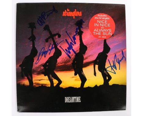 The Stranglers, Signed LP sleeve. Item comes with certificate of authentification.