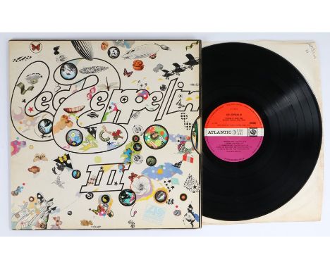 Led Zeppelin - Led Zeppelin III LP ( 2401 002 ), first pressing, Gate fold sleeve with rotating inner.V/G