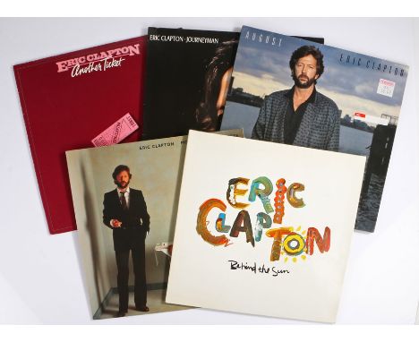 5 x Eric Clapton LPs. Another Ticket ( RSD 5008 ). Money And Cigarettes ( 92 3773 1 ). Behind The Sun ( 925 166 1 ). August (