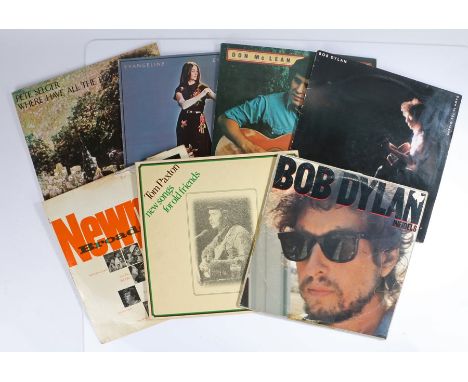 7 x Folk / Country LPs. Bob Dylan (2) - Down in the Groove. Infidels. Emmylou Harris - Evangeline. Don McLean - Playin' Favou