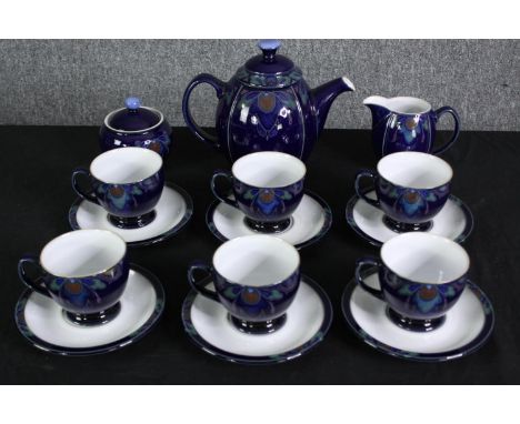 A Denby tea service. H.19cm. (largest). 