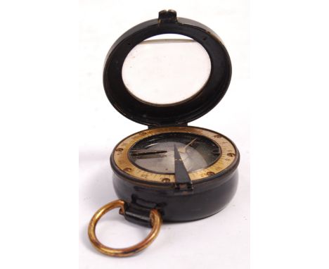 An original WWI First World War Creagh Osborne Prismatic Marching Compass No. 1312 manufactured by Lawrence &amp; Mayo London