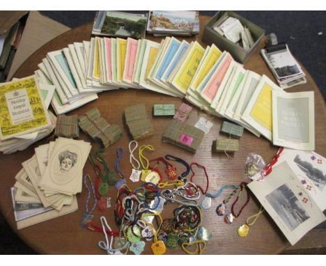 A quantity of Henley Royal Regatta official programs, together with enclosure badges, vintage railway ticket stubs and postca