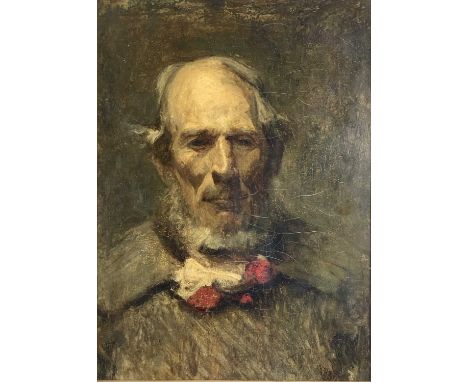 Stanhope Alexander FORBES(Attrib.) (1857-1947)An Elder Wearing a SmockOil on canvas, lined 55 x 40cmProvenance: By repute, th