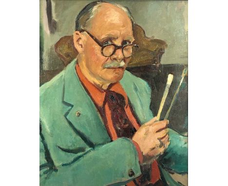Leonard John FULLER (1891-1973)Self PortraitOil on canvas57 x 47.5cmThis work by Leonard Fuller was included in and used as p