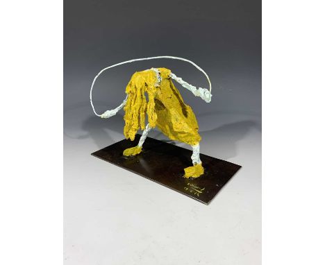 Simeon STAFFORD (1956)'Skipping Girl, Caroline'Painted bronzeSigned and dated 2019Number 6 of an edition of 7 Together with s