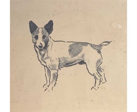 Nenad Babic,Mixed Media,Together with a portrait of a dog signed Six and a landscape signed Osa  