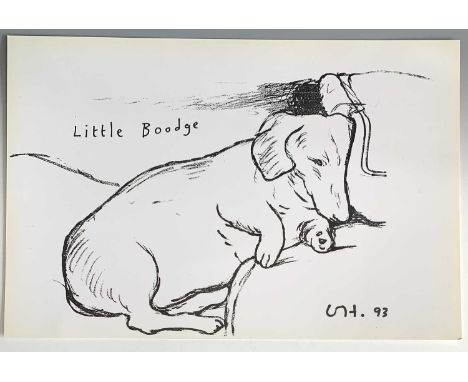 David HOCKNEY (1937)Little Boodge LithographPublished by 1853 Gallery28 x 42cm