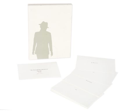 Yoko Ono (Japanese/American, born 1933)The Room Without A Shadow Text piece composed of thirteen digital prints, 2012, on wov