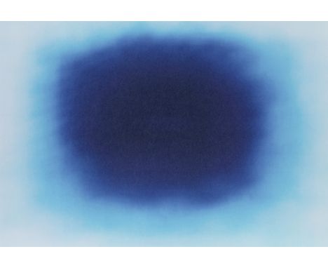 Anish Kapoor (British, born 1954)Breathing Blue (2020) Digital print in colours, 2020, on wove, numbered 19/100 in pencil, pu