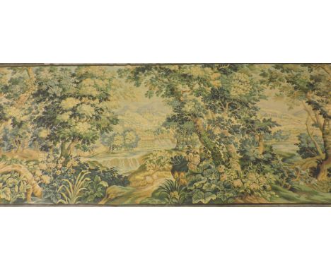 A large machine made tapestry, 487 x 182cm
