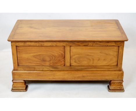 TRUNK, 48cm H x 96cm W x 51cm D, rosewood with hinged top. 