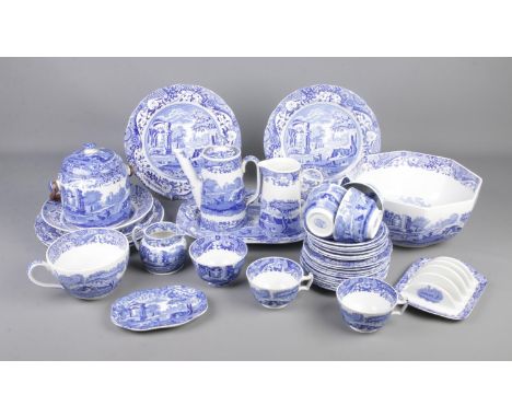 A collection of Spode Italian ceramics to include coffee pot, milk jug, breakfast cup, etc. Approx. 40 pieces.  