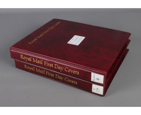 Two albums of First Day Covers to include British Royal Mail and Netherlands examples. Subject include Millennium Cover part 