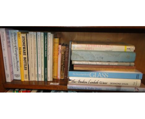 Shelf of antiques reference & collectors books