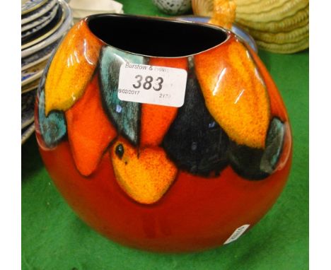 A Poole Pottery Delphis vase.