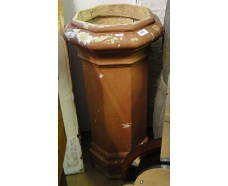A Vintage painted chimney pot.