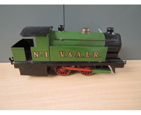 A 1930's Bowman Live Steam Narrow Gauge 0-4-0 V &amp; ALR No 1 Engine, the full size engine would run for the Ashower Light R