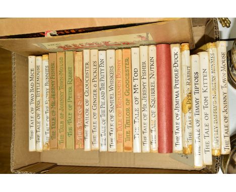 THE WORLD OF PETER RABBIT, complete set of Beatrix Potter stories, hardback books, various editions, in a range of conditions
