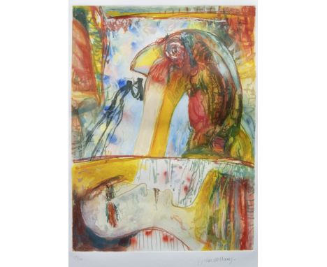 * JOHN BELLANY CBE RA HRSA (SCOTTISH 1942 - 2013), THE FRIGHT etching with aquatint, signed and numbered 27/50 in pencil 74cm