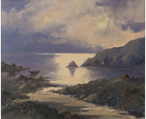 George K. Gillespie RUA 1924-1995MUCKROSS BAY, KILLYBEGS, CO. DONEGALOil on canvas, 20" x 24" (50.8 x 61 cm), signed, inscrib