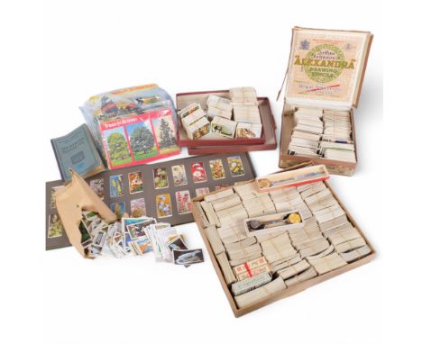 A quantity of Vintage cigarette cards and albums