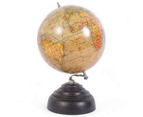 An Art Deco Geographia 8 inch terrestrial globe, circa 1930