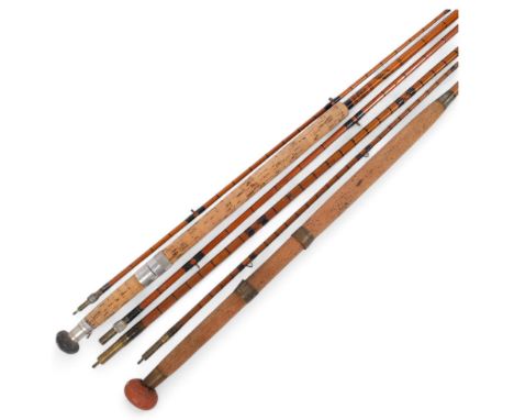 2 Vintage split-cane fishing rods, including C Farlow &amp; Co Ltd, Cairnton (2)