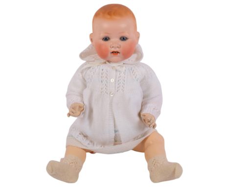 ARMAND MARSEILLE - GERMAN - a bisque-headed doll with jointed limbs, 351/9K, L62cm