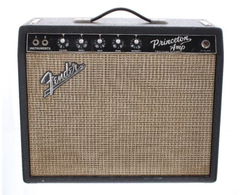 1964 Fender Princeton-Amp guitar amplifier, made in USA, chassis no. A08863 (USA Voltage)