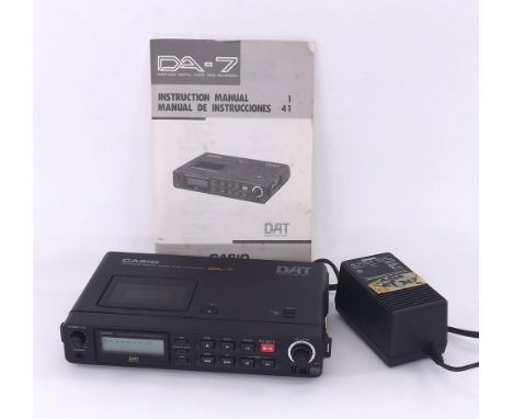 Casio DA7 DAT player, made in Japan, ser. no. 1012165 *Used by the 1960s psychedelic band 'Nirvana'. Given to the vendor when