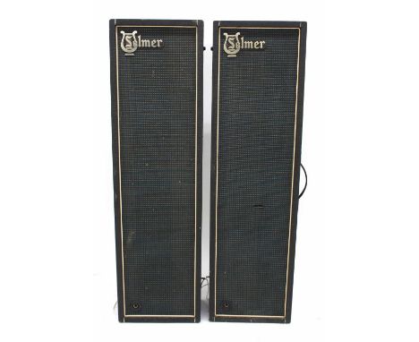 Pair of Selmer 4 x 8 speaker columns, untested and in need of rewiring