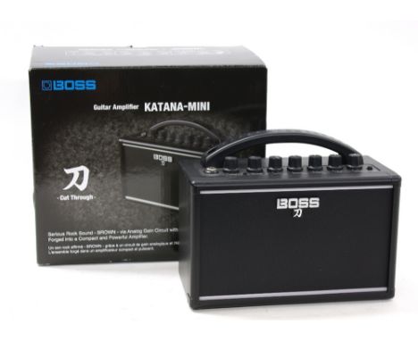 Boss Katana-Mini guitar amplifier, boxed