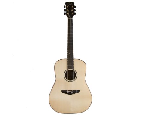 2014 Faith Natural Series FS-Saturn acoustic guitar, made in Indonesia, ser. no. 14xxxxxx8; Back and sides: solid mahogany; T