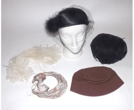 A collection of vintage hats