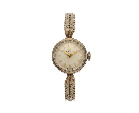 Omega, a 9ct gold bracelet watch, circa 1960, signed manual wind movement calibre 483, serial 17922096, case numbered 997 158