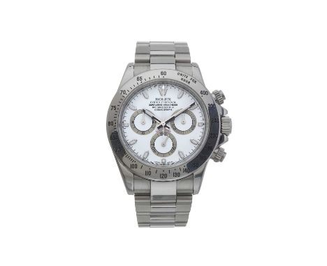 Rolex, a stainless steel Oyster Perpetual Cosmograph Daytona bracelet watch, circa 2006/2007, reference 116520, signed automa