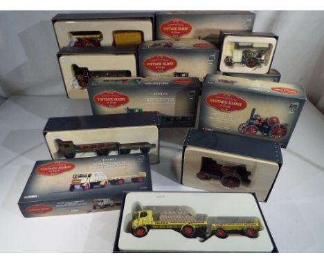 Vintage Glory by Corgi - six 1:50 scale diecast models comprising # 80002, 80008, 80010, 80111, 80304 and 80307, all appear m