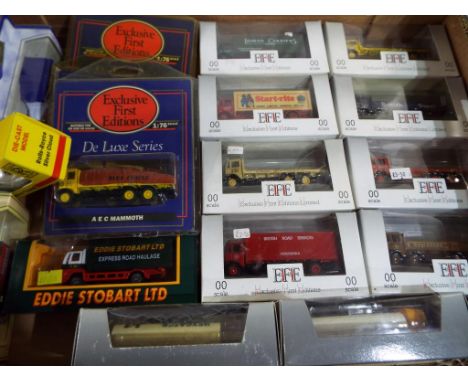 EFE - ten OO scale Exclusive 1st Editions diecast model trucks three 1:76 scale and a further collection of diecast motor veh