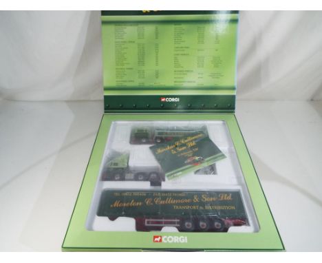 Corgi - a large boxed set, 1:50 scale CC99154 'Moreton C Cullimore & Son Ltd' 'a Dickensian Tale' comprising of 2 x Cab Units