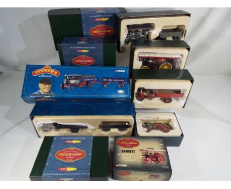 Vintage Glory by Corgi - five 1:50 scale diecast models comprising CC20302, CC20201, CC20102, 80306 and Dibnah's Choice CC202