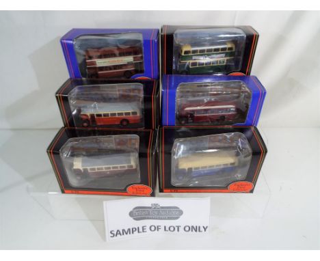 EFE - sixteen diecast model buses 1:76 scale by Exclusive 1st Editions, all appear mint in window boxes