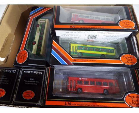 EFE Exclusive First Editions - 18 diecast 1:76 scale model buses and coaches, all appear mint in mint window boxes - Est £40 