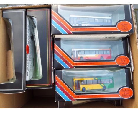 EFE Exclusive First Editions - 18 diecast 1:76 scale model buses and coaches, all appear mint in mint window boxes - Est £40 