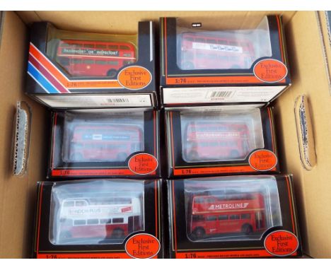 EFE Exclusive First Editions - 18 diecast 1:76 scale model buses and coaches, all appear mint in mint window boxes - Est £40 