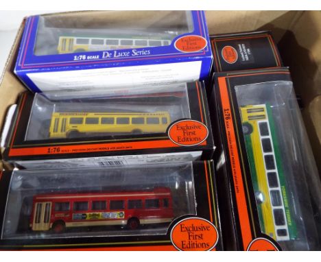 EFE Exclusive First Editions - 18 diecast 1:76 scale model buses and coaches, all appear mint in mint window boxes - Est £40 