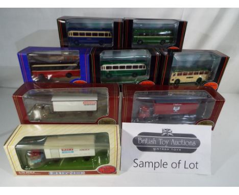 EFE - fifteen diecast model buses and trucks from the Exclusive 1st Edition 1:76 scale, all appear mint in window boxes